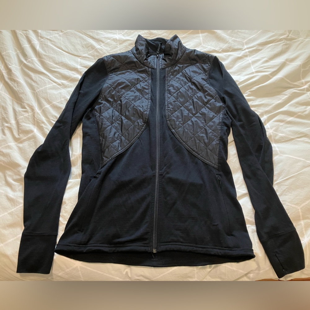 Icebreaker Merino wool light jacket black size XL